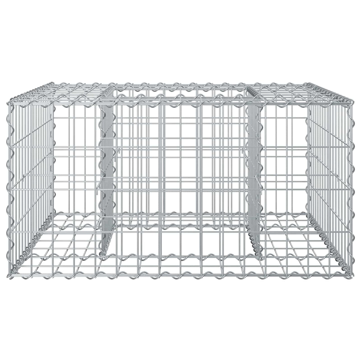 Gabion Raised Bed Silver