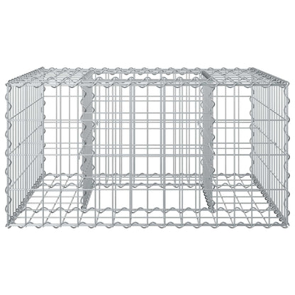 Gabion Raised Bed Silver