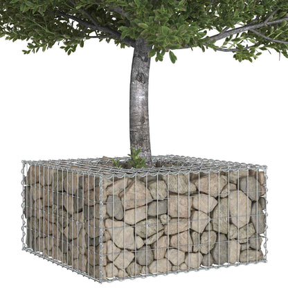 Gabion Raised Bed Silver