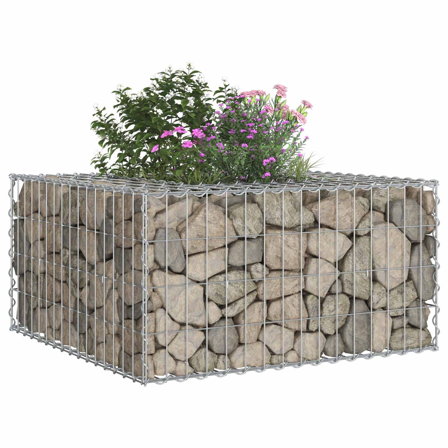 Gabion Raised Bed Silver
