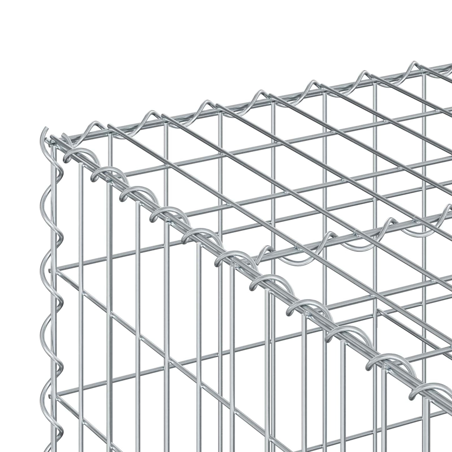 Gabion Raised Bed Silver