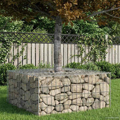 Gabion Raised Bed Silver