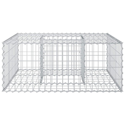 Gabion Raised Bed Silver