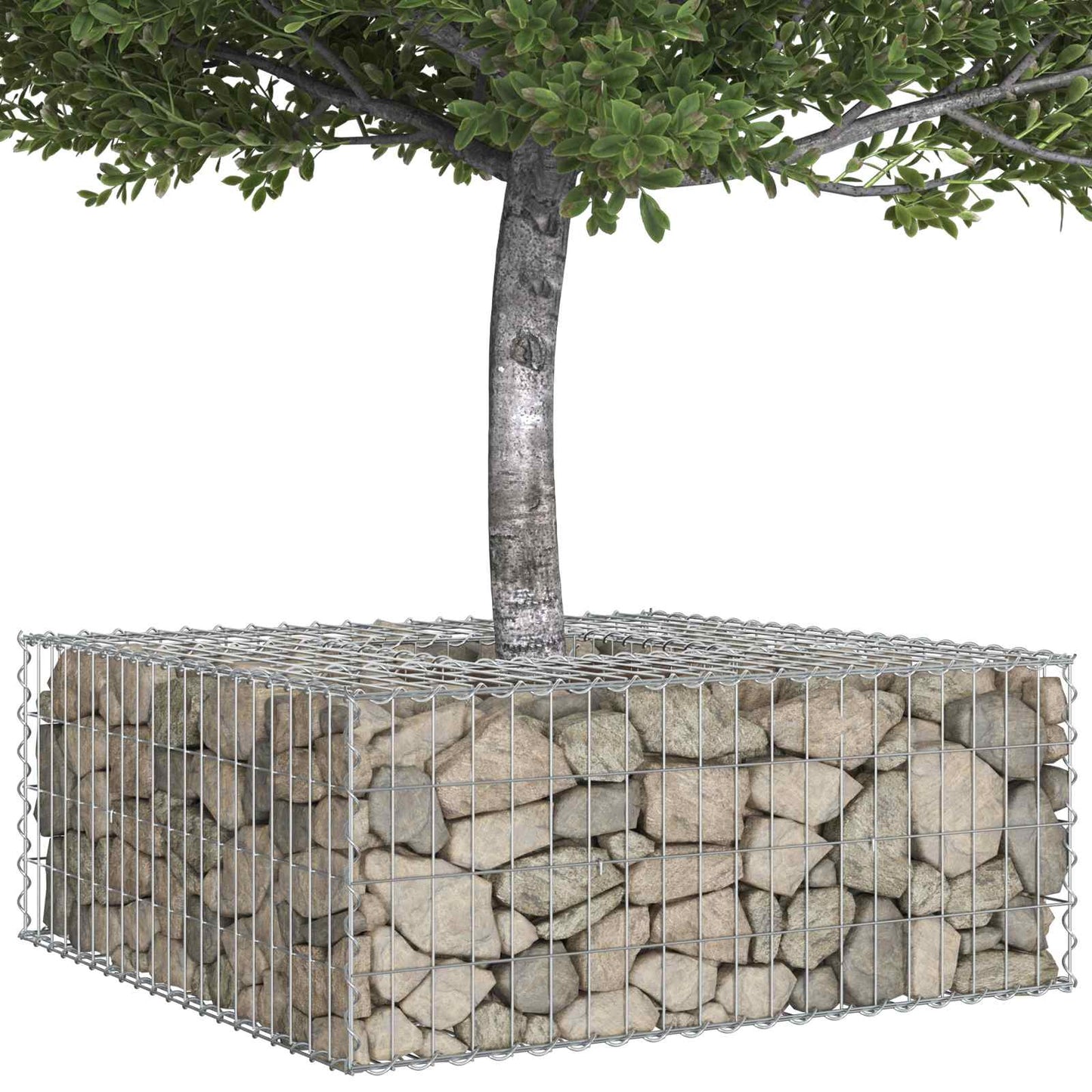 Gabion Raised Bed Silver