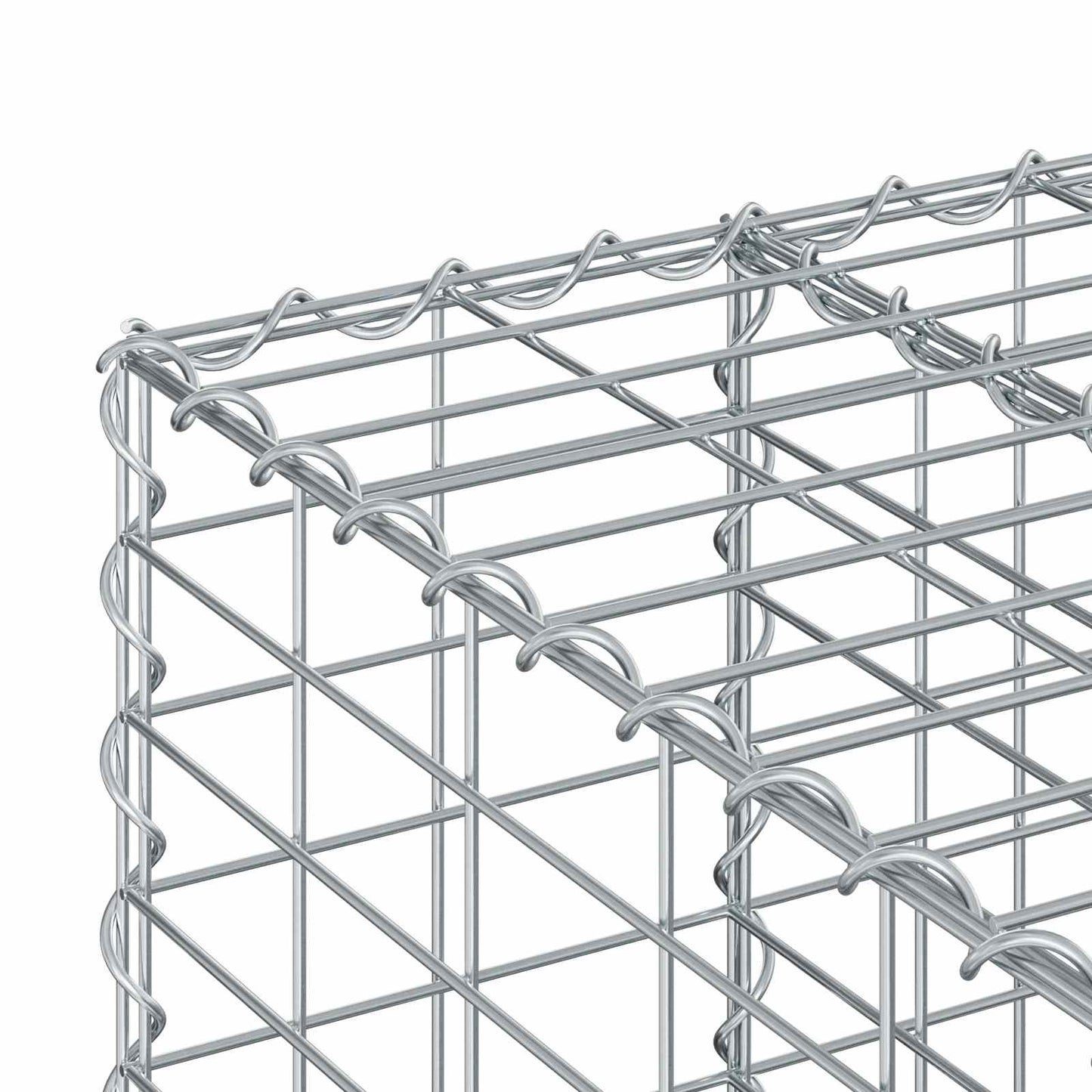 Gabion Raised Bed Silver