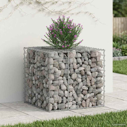 Gabion Raised Bed Silver