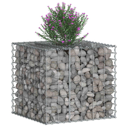 Gabion Raised Bed Silver