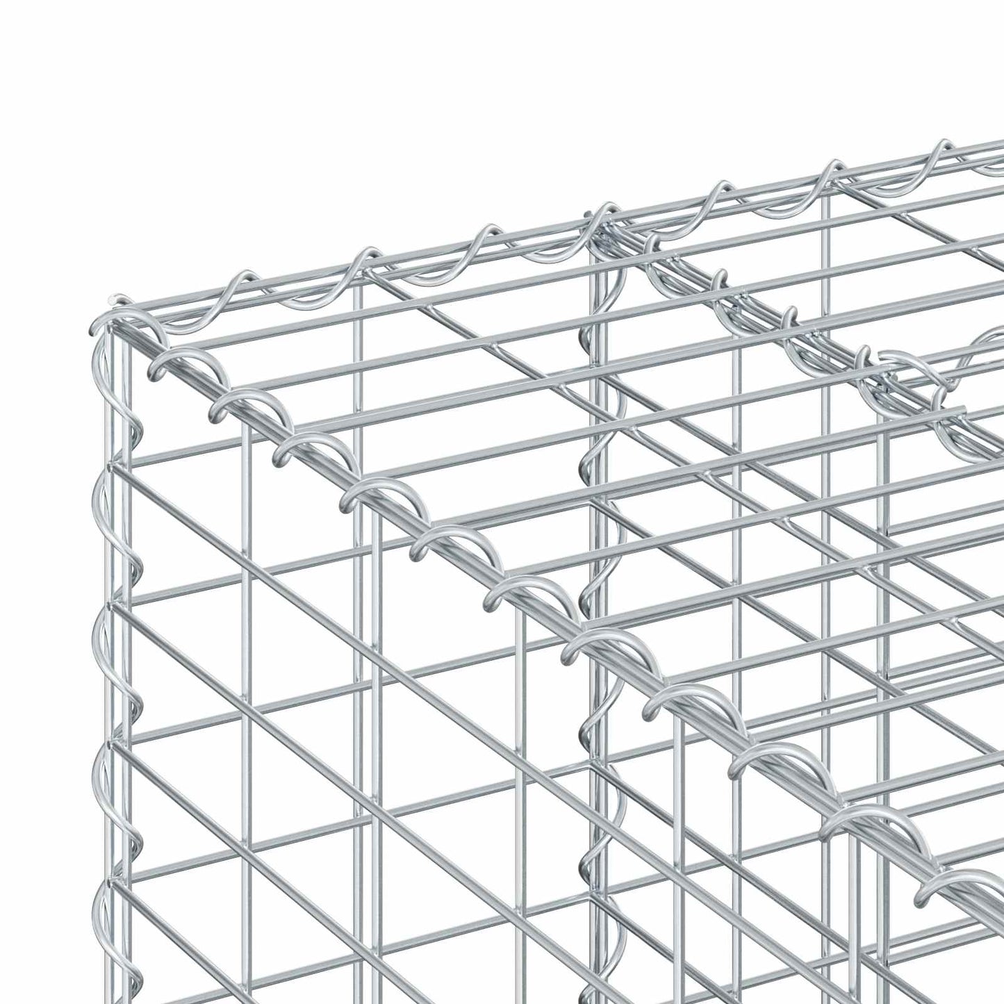 Gabion Raised Bed Silver
