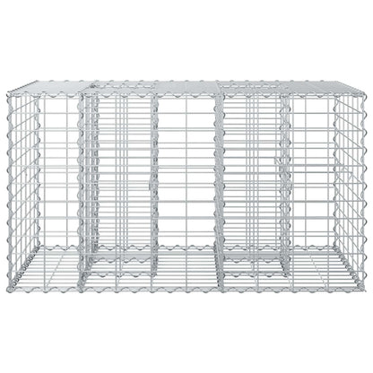Gabion Raised Bed Silver
