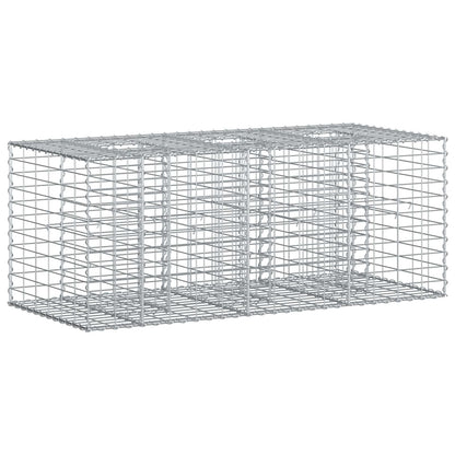 Gabion Raised Bed Silver