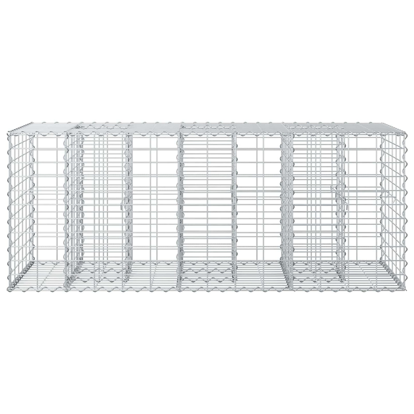 Gabion Raised Bed Silver