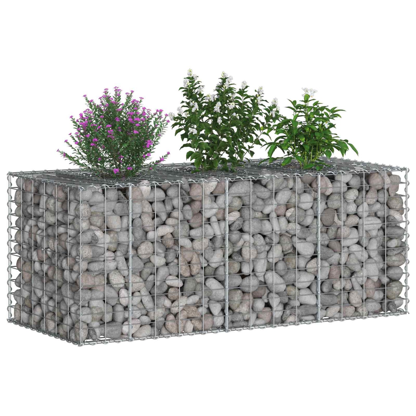 Gabion Raised Bed Silver