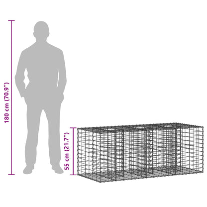Gabion Raised Bed Silver