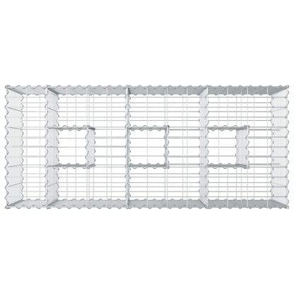Gabion Raised Bed Silver