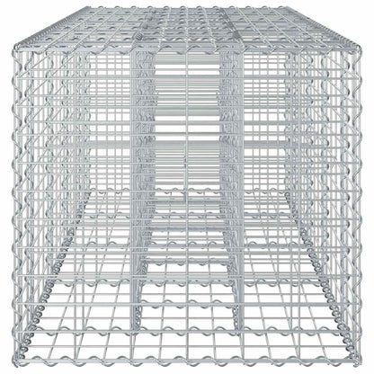 Gabion Raised Bed Silver