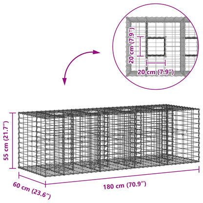Gabion Raised Bed Silver