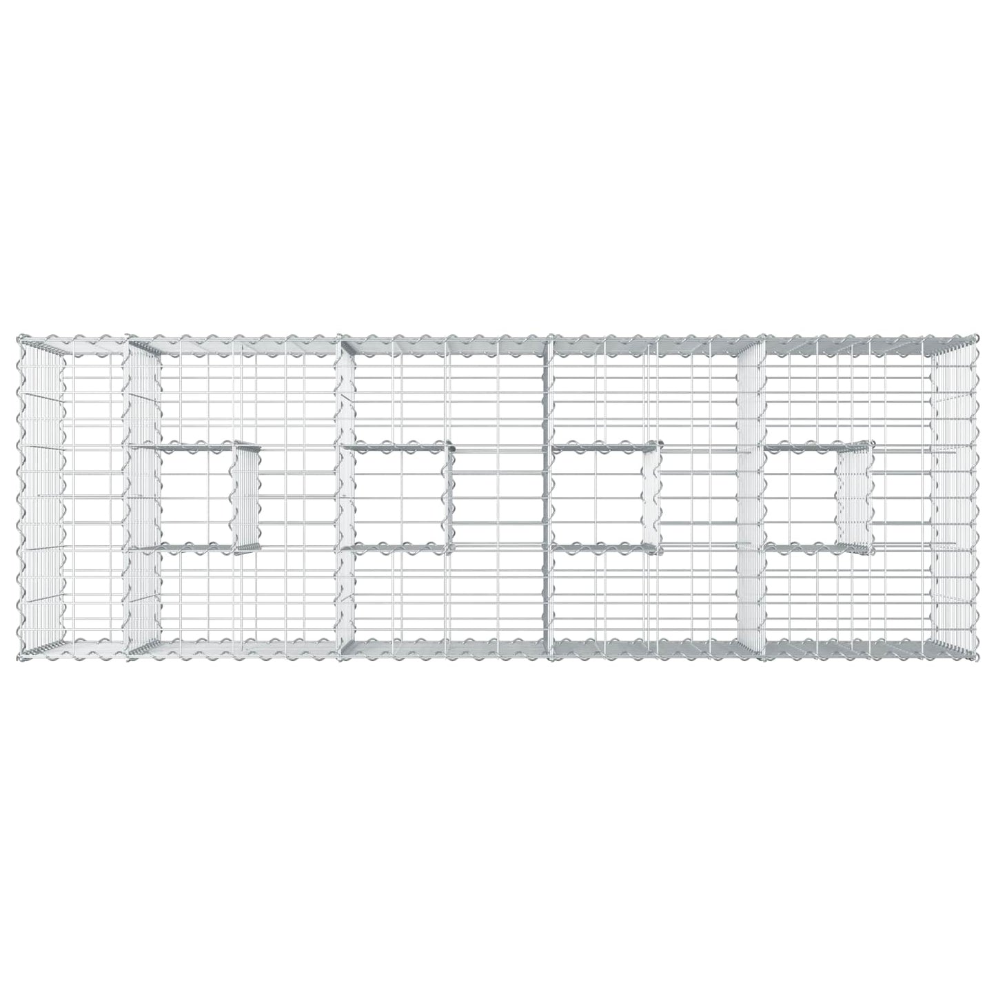 Gabion Raised Bed Silver