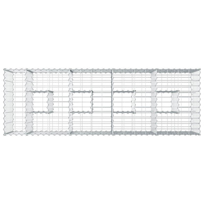 Gabion Raised Bed Silver