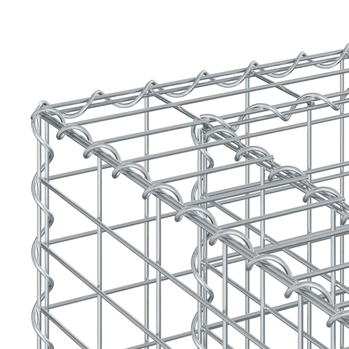 Gabion Raised Bed Silver