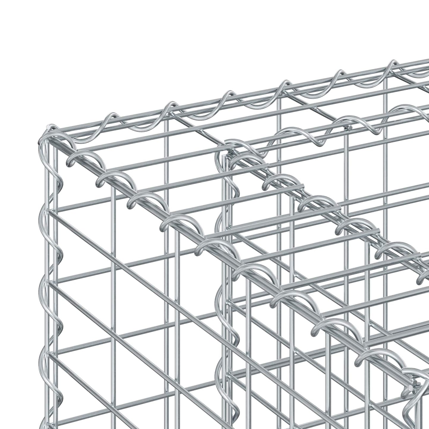 Gabion Raised Bed Silver