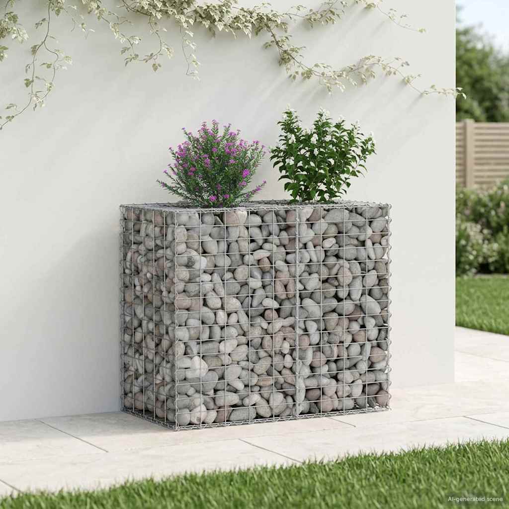 Gabion Raised Bed Silver