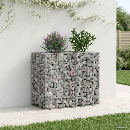 Gabion Raised Bed Silver