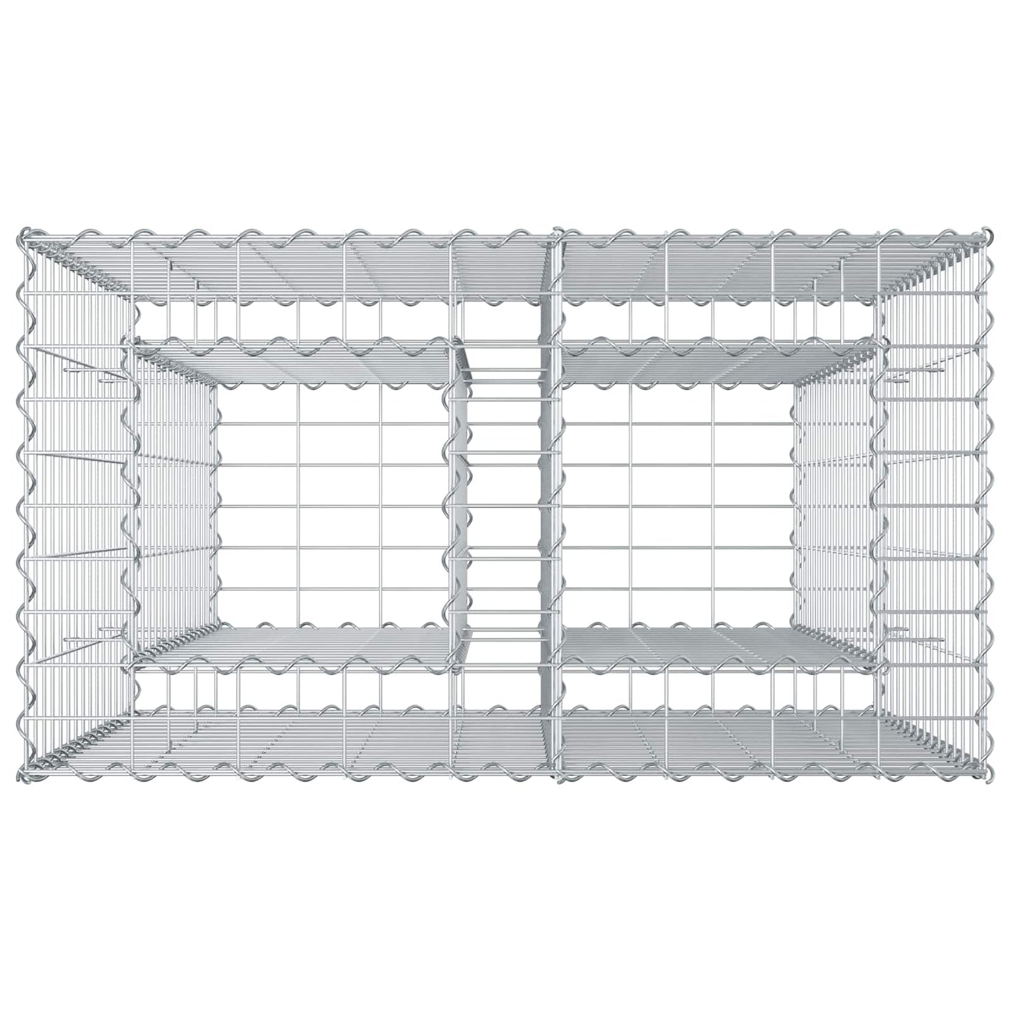 Gabion Raised Bed Silver