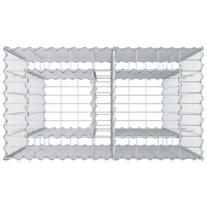 Gabion Raised Bed Silver