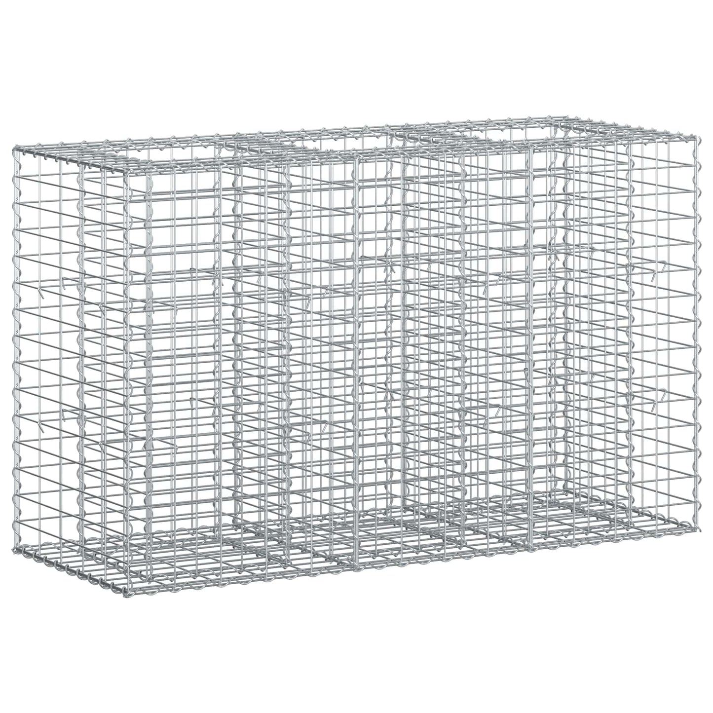 Gabion Raised Bed Silver