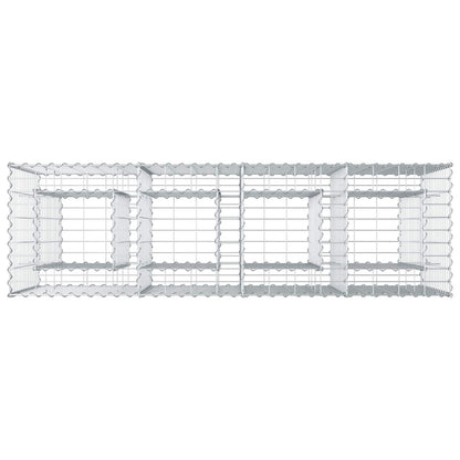 Gabion Raised Bed Silver