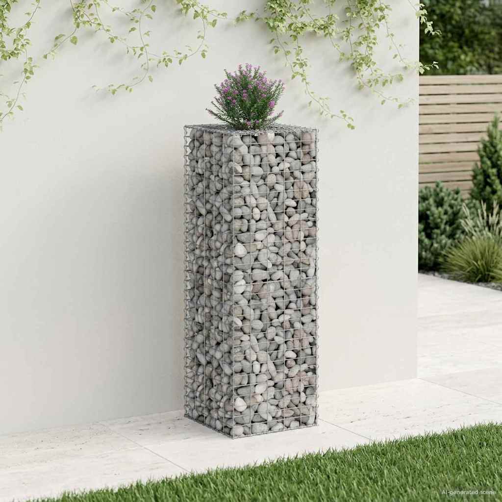 Gabion Raised Bed Silver