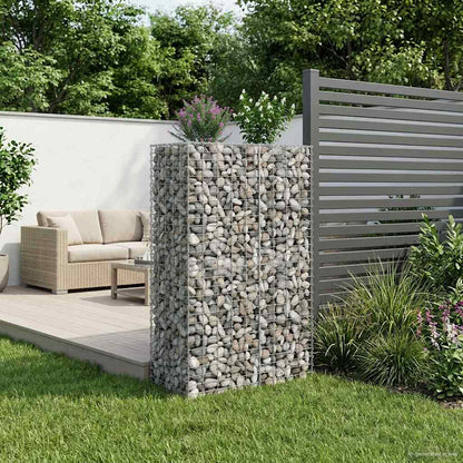 Gabion Raised Bed Silver