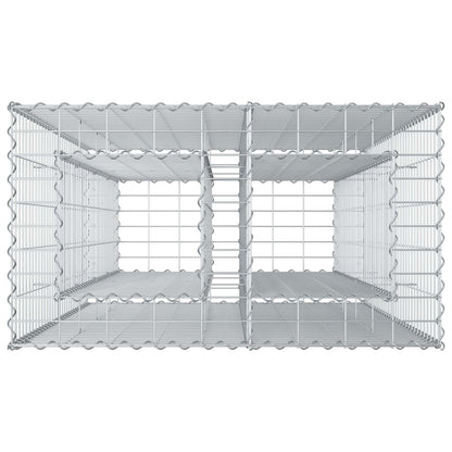 Gabion Raised Bed Silver
