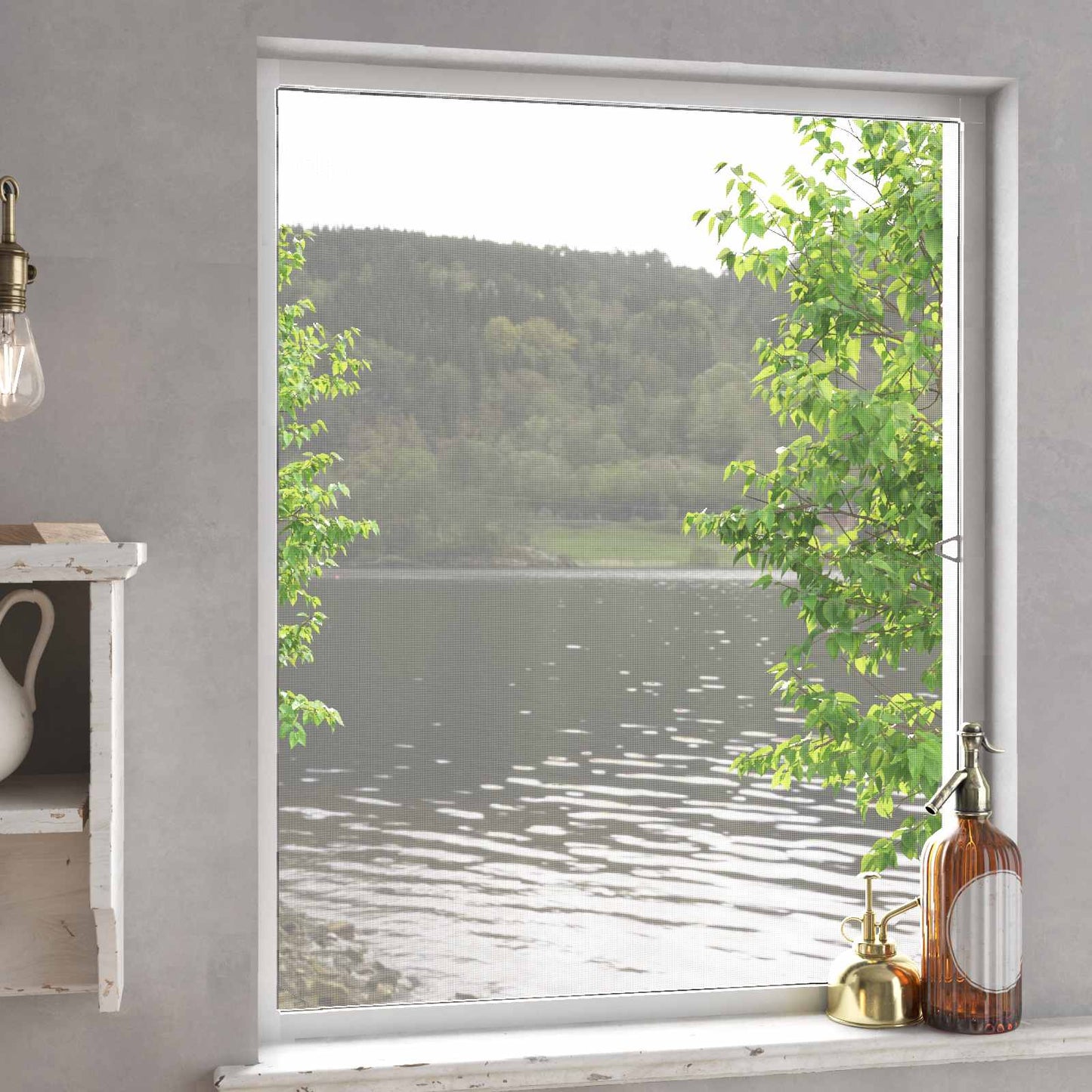 Insect Screen for Windows White 120 x 140 cm