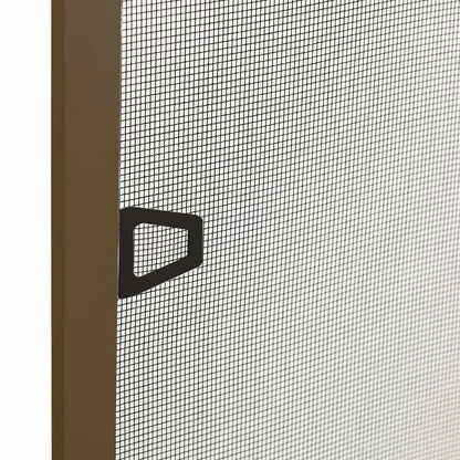 Insect Screen for Windows Brown 120 x 140 cm