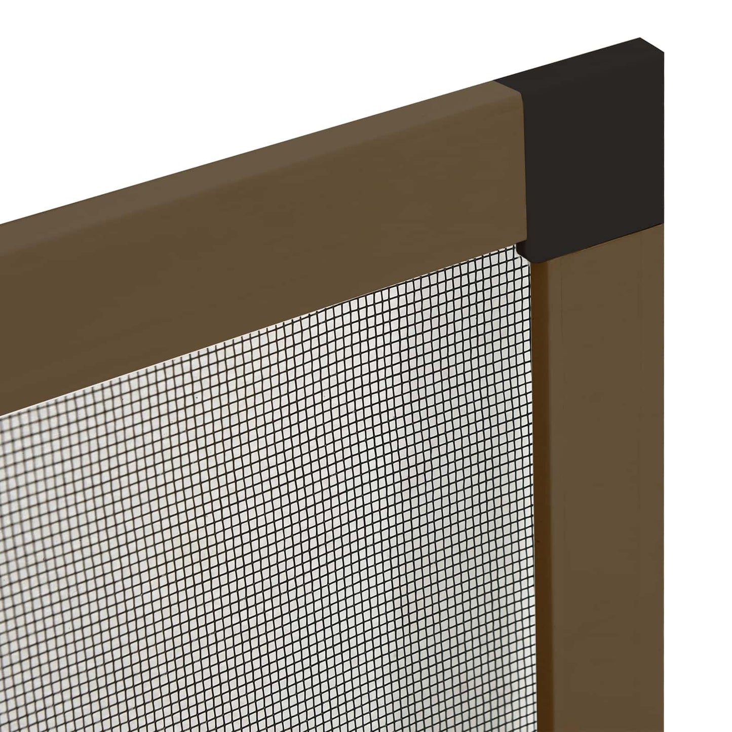 Insect Screen for Windows Brown 120 x 140 cm