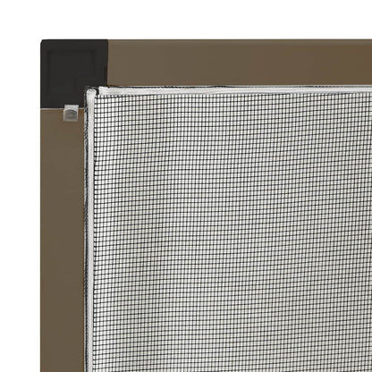 Insect Screen for Windows Brown 120 x 140 cm
