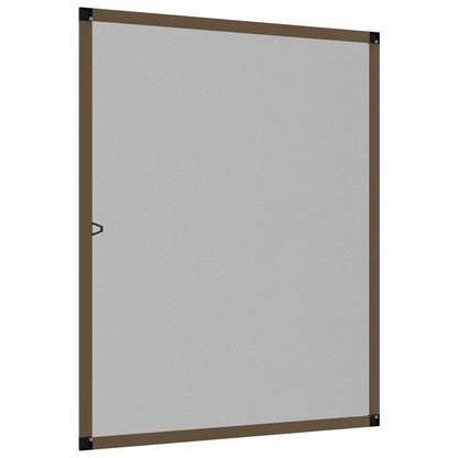 Insect Screen for Windows Brown 130 x 150 cm