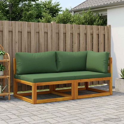 Sectional Sofa Set with Cushions 2 pcs 2-Seater