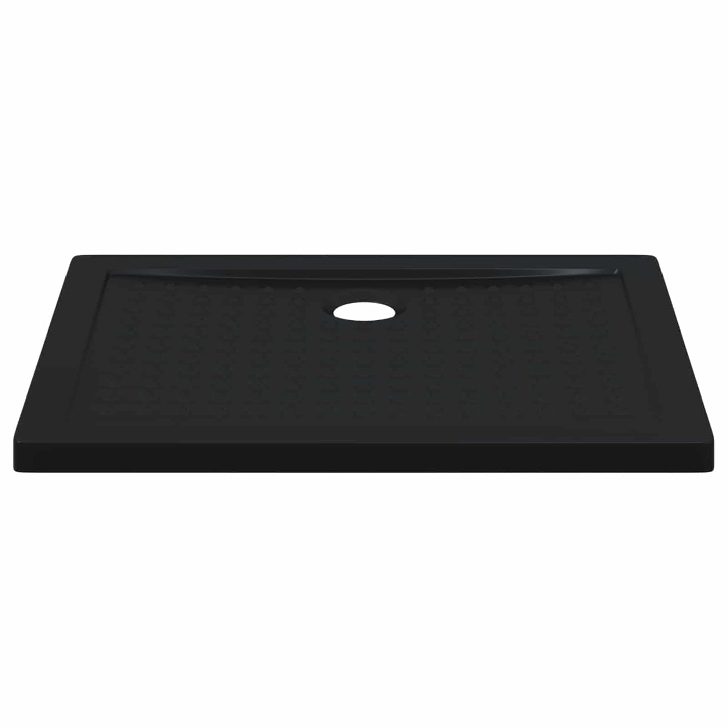 Shower Base Tray with Dots 90 x 70 x 4 cm ABS Black