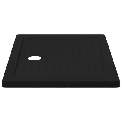 Shower Base Tray with Dots 90 x 70 x 4 cm ABS Black