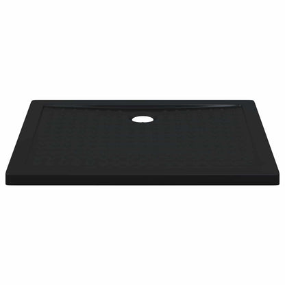Shower Base Tray with Dots 100 x 80 x 4 cm ABS Black