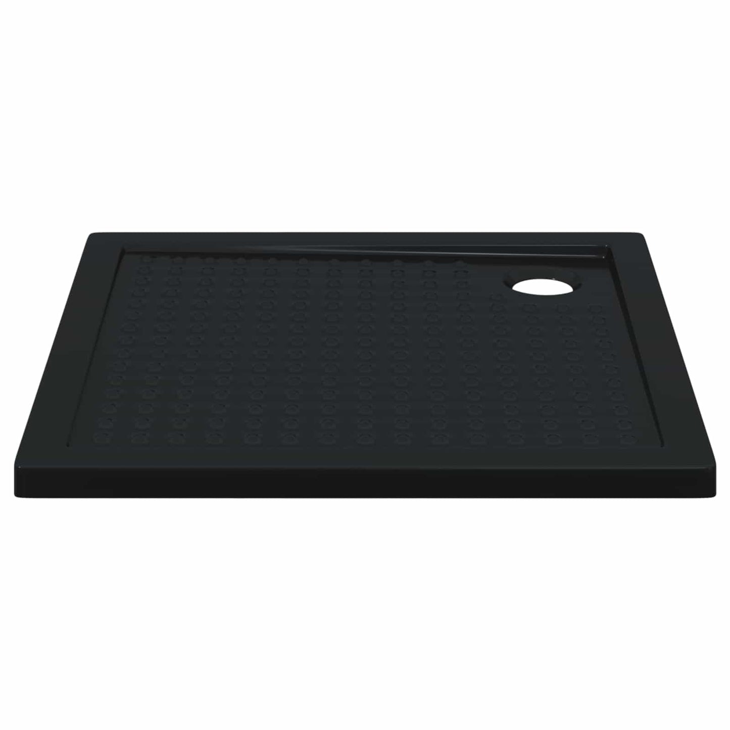 Shower Base Tray with Dots 90 x 90 x 4 cm ABS Black