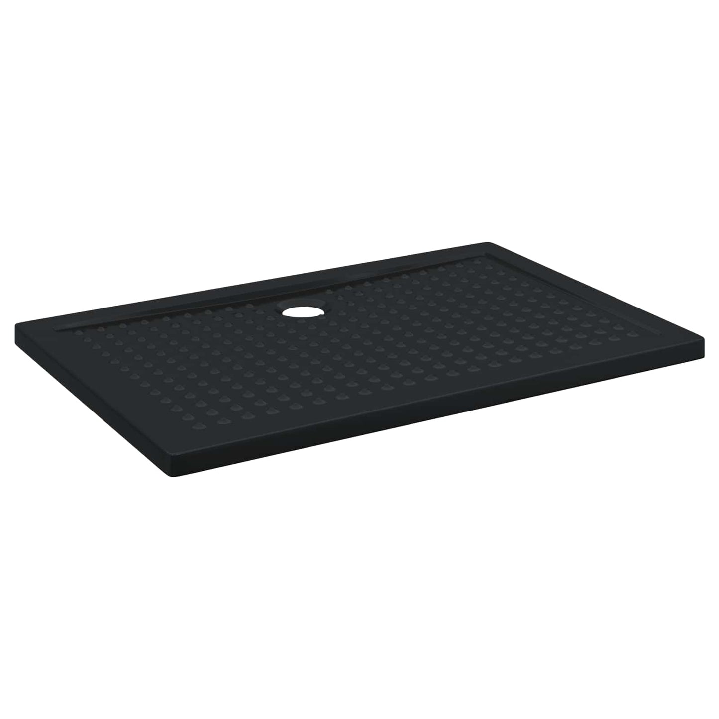Shower Base Tray with Dots Black 120 x 80 x 4 cm ABS