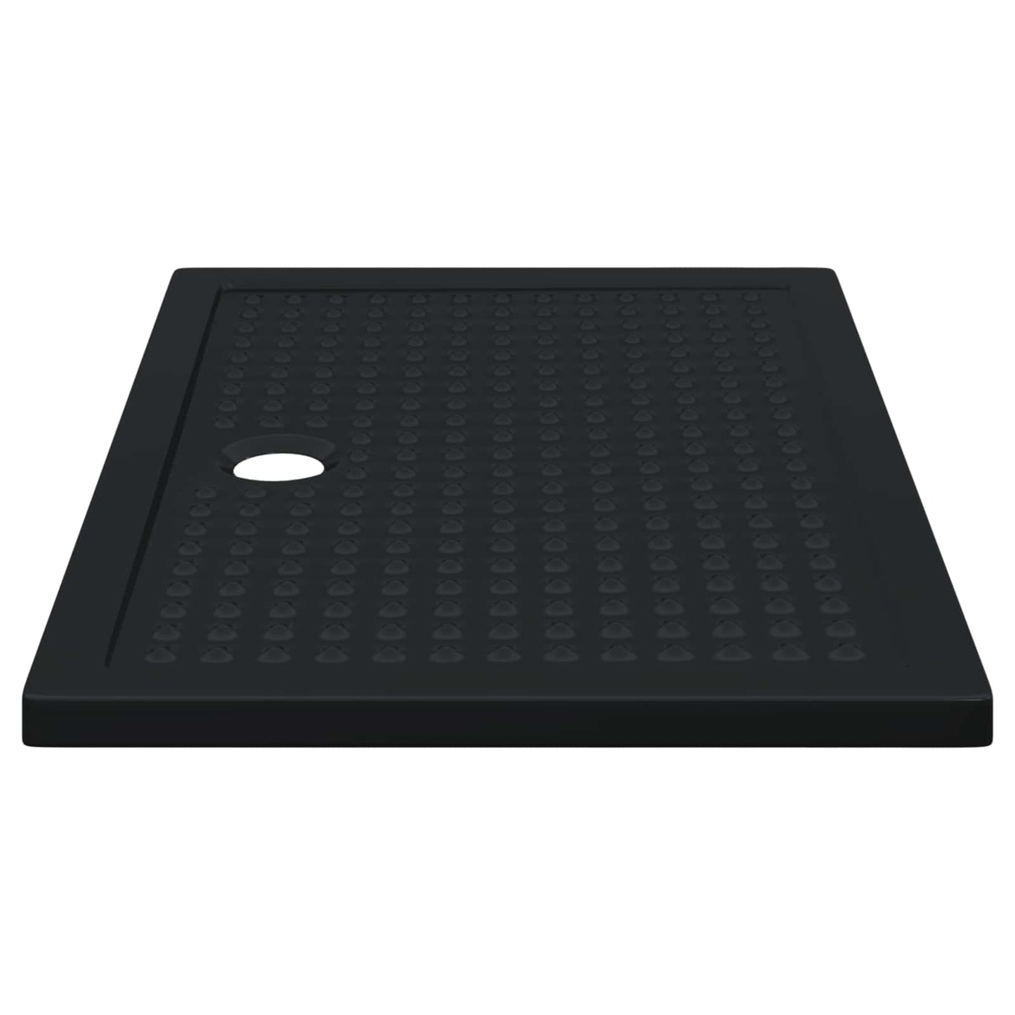 Shower Base Tray with Dots Black 120 x 80 x 4 cm ABS
