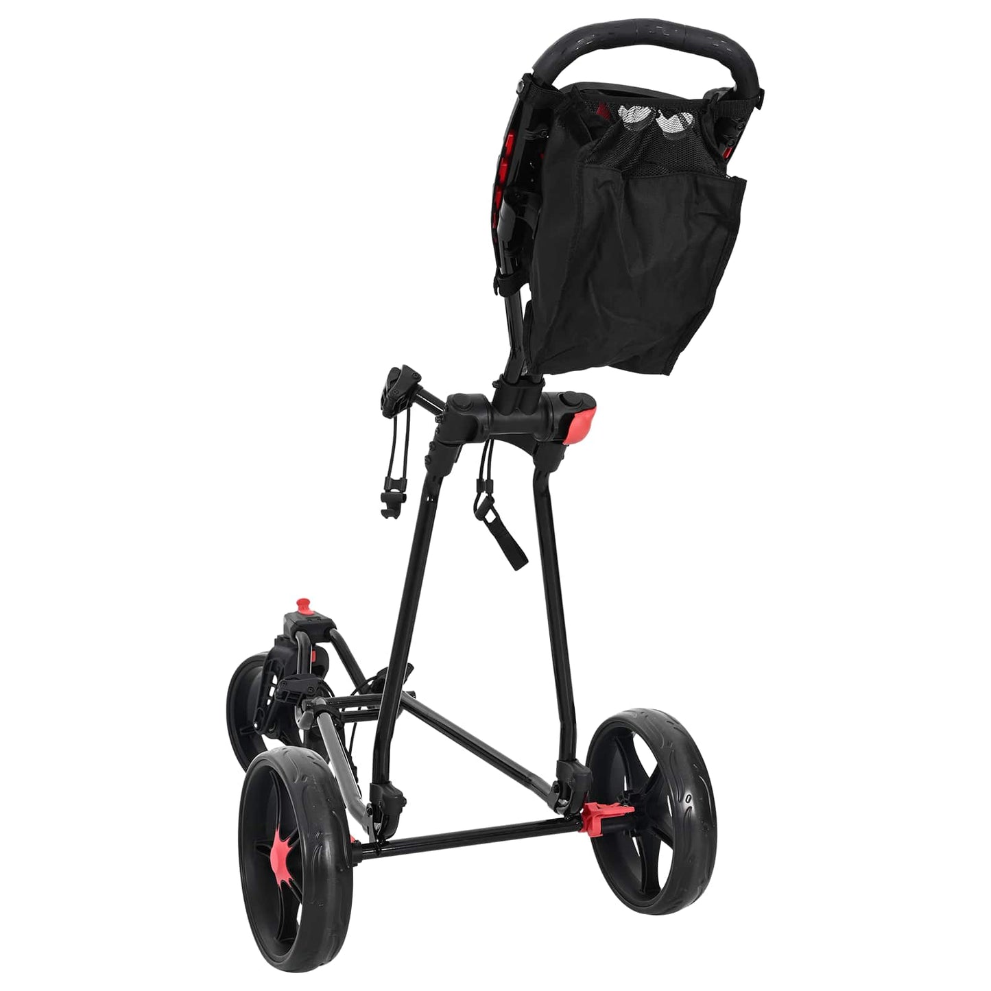 Golf Trolley Folding Manual Black 110 x 60 x 132 cm Iron
