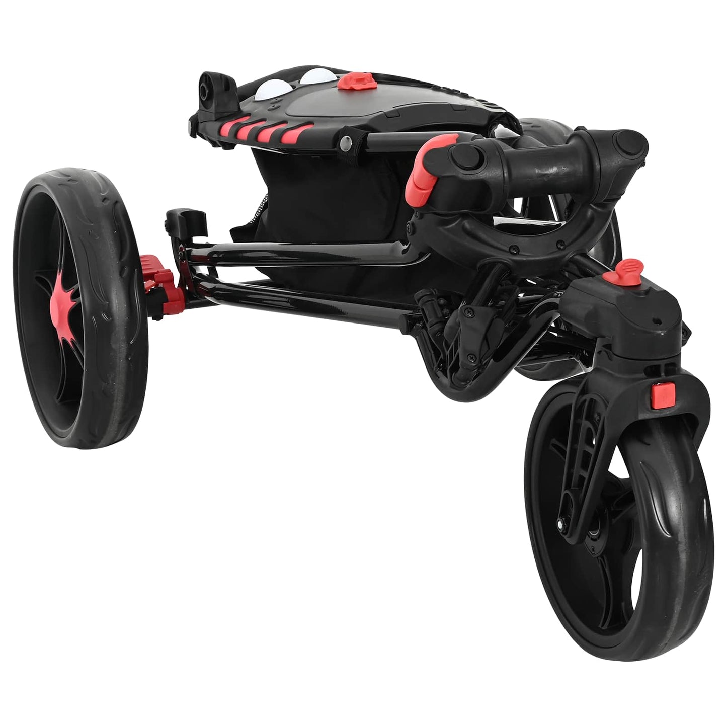 Golf Trolley Folding Manual Black 110 x 60 x 132 cm Iron