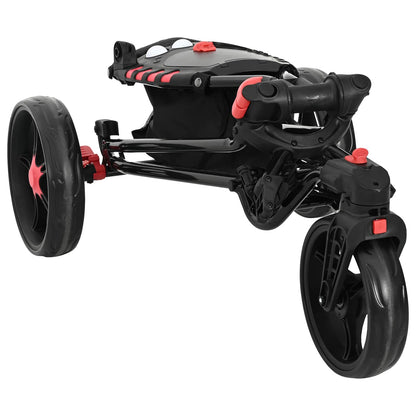 Golf Trolley Folding Manual Black 110 x 60 x 132 cm Iron