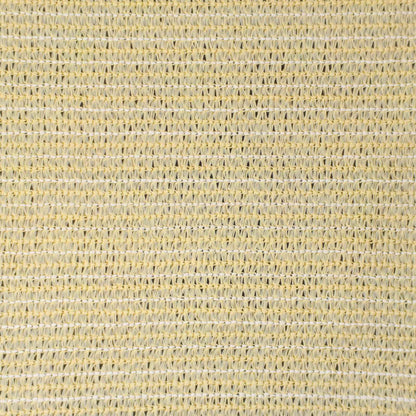 Balcony Screen Beige 90 x 1200 cm HDPE and Aluminium