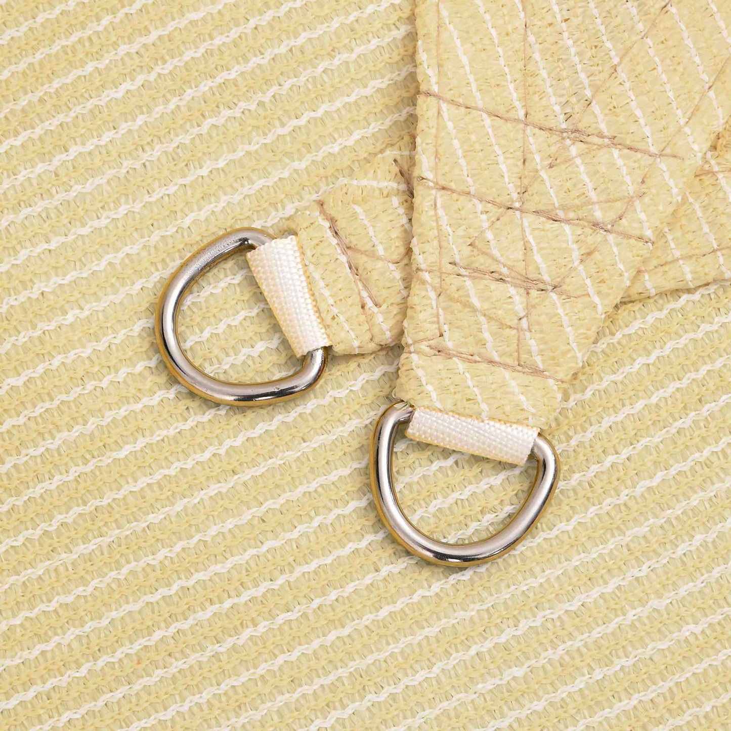 Sunshade Sail Beige 2 x 6 m HDPE
